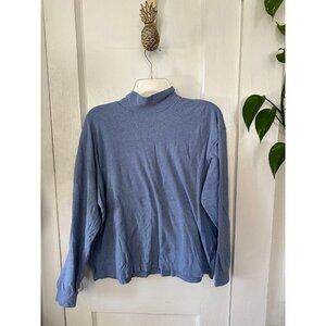 Talbots Women’s size Large blue turtleneck